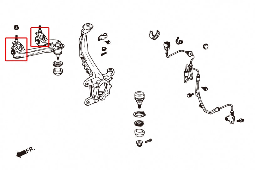 Front Upper Arm Bush Honda Accord