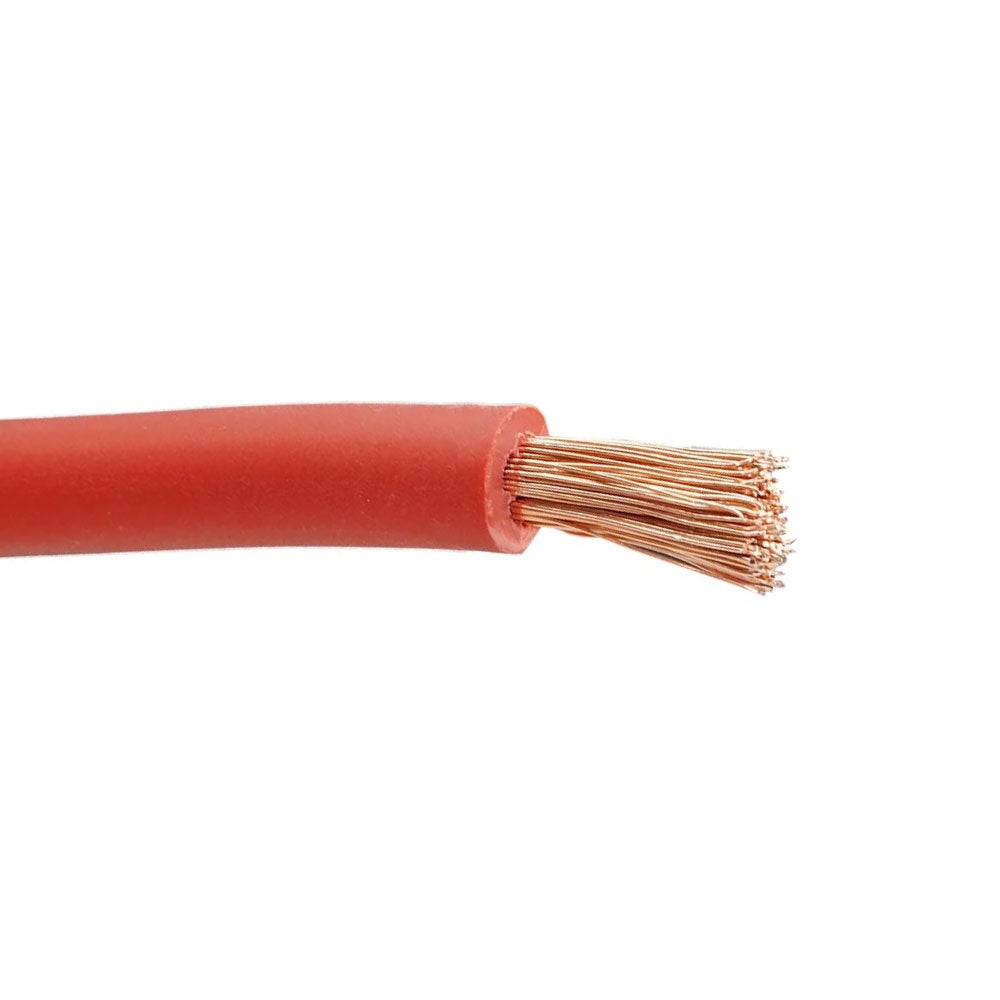 Battery cable - Red - 50 mm² - Per meter