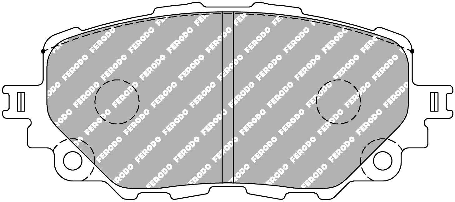 Ferodo Semi-Metallic Brake Pads | FER-FCP4873H
