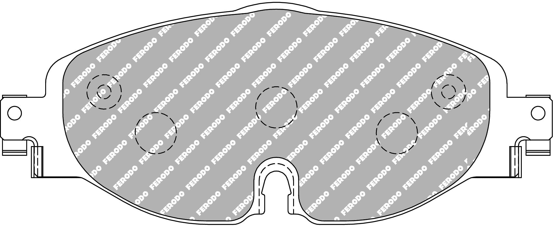 Ferodo Semi-Metallic Brake Pads | FER-FCP4433H