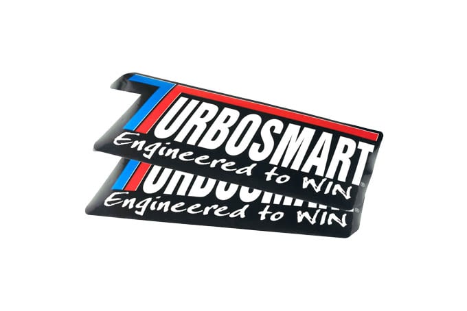TS Car decal 350mm x 120mm-Black by Turbosmart - performance upgrade from Torque Lab