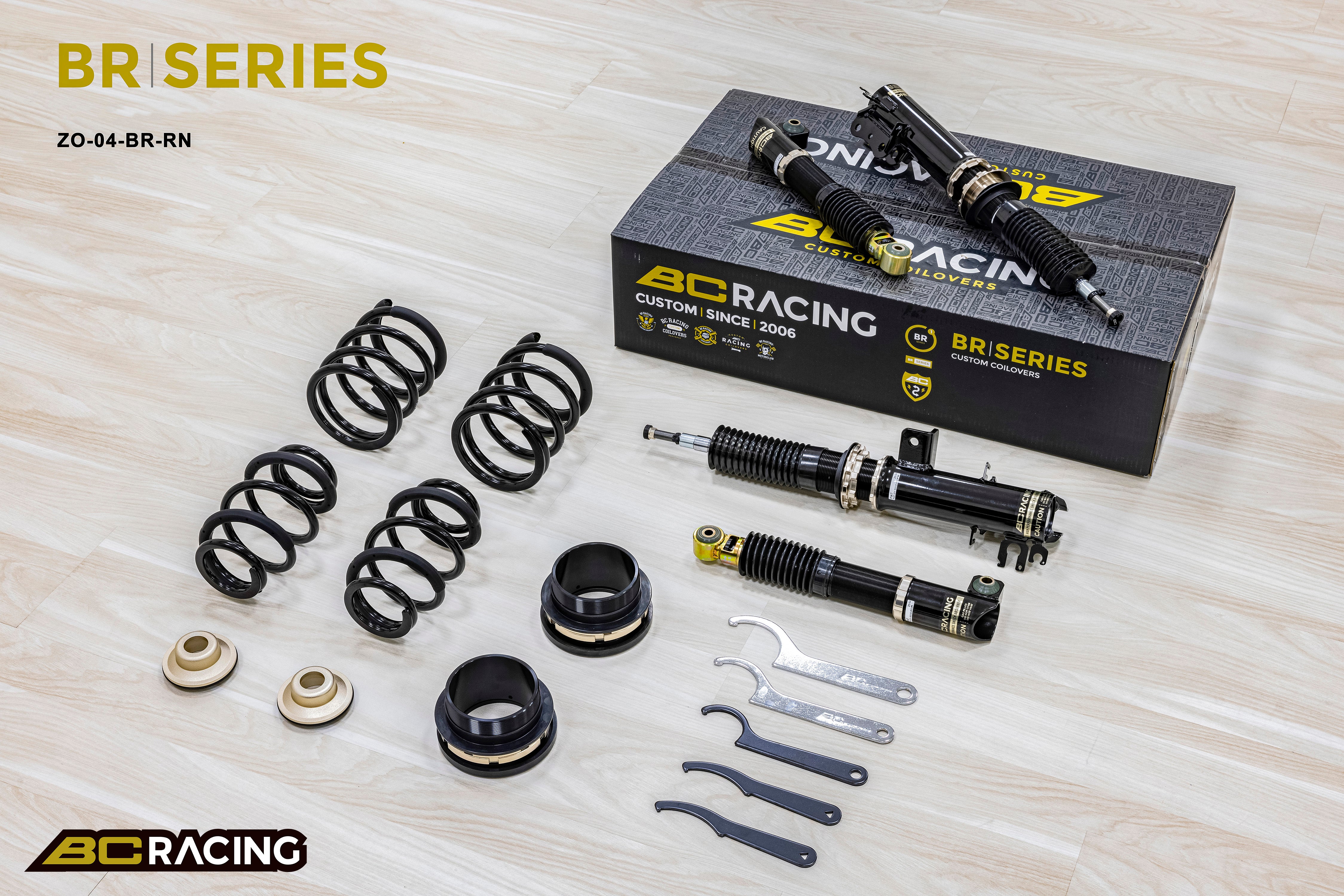 BC Racing BR Series RN Coilovers for Fiat 500 Abarth 2007+