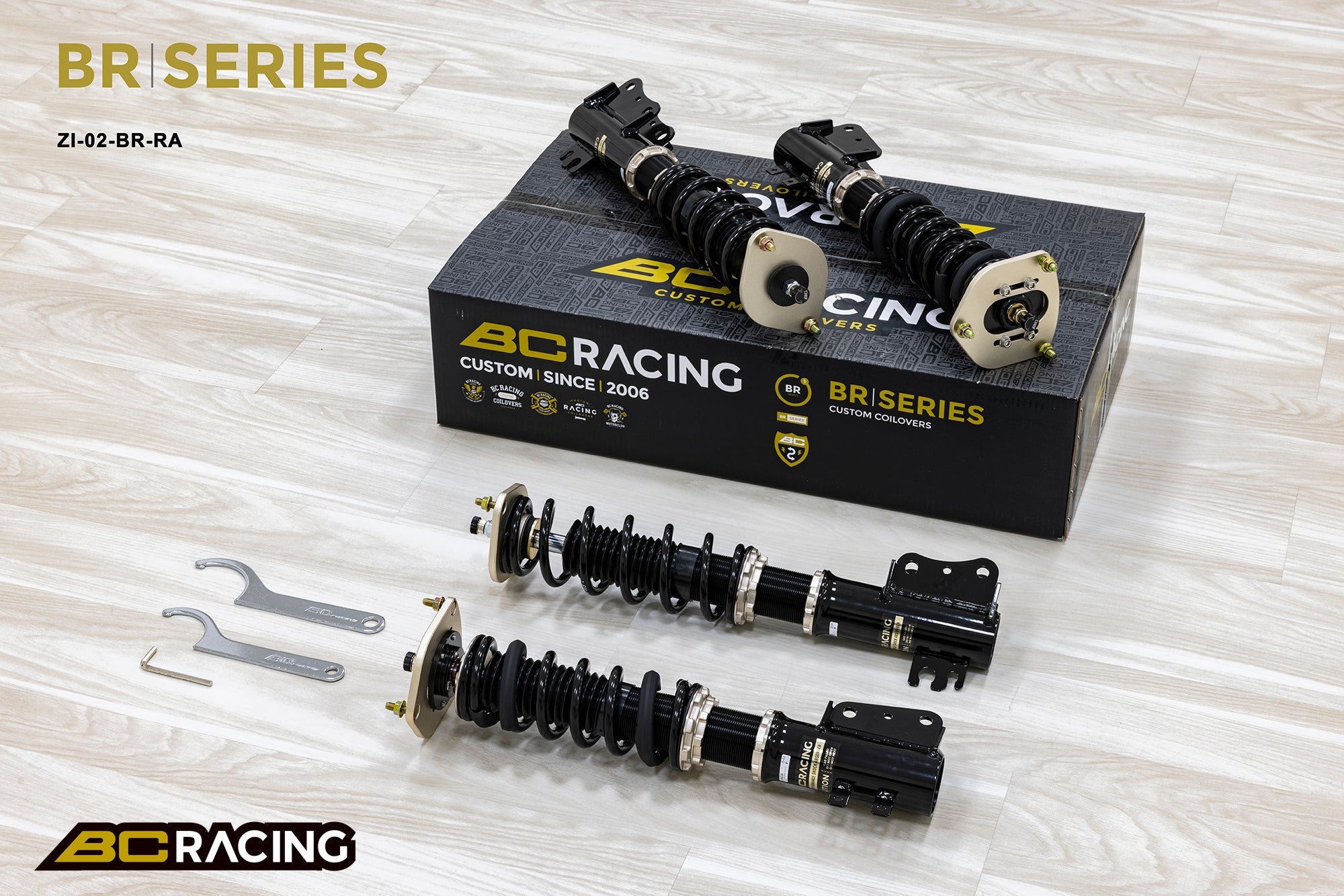 BC Racing BR Series coilovers for Lancia Delta Integrale Evoluzione 1991–1993