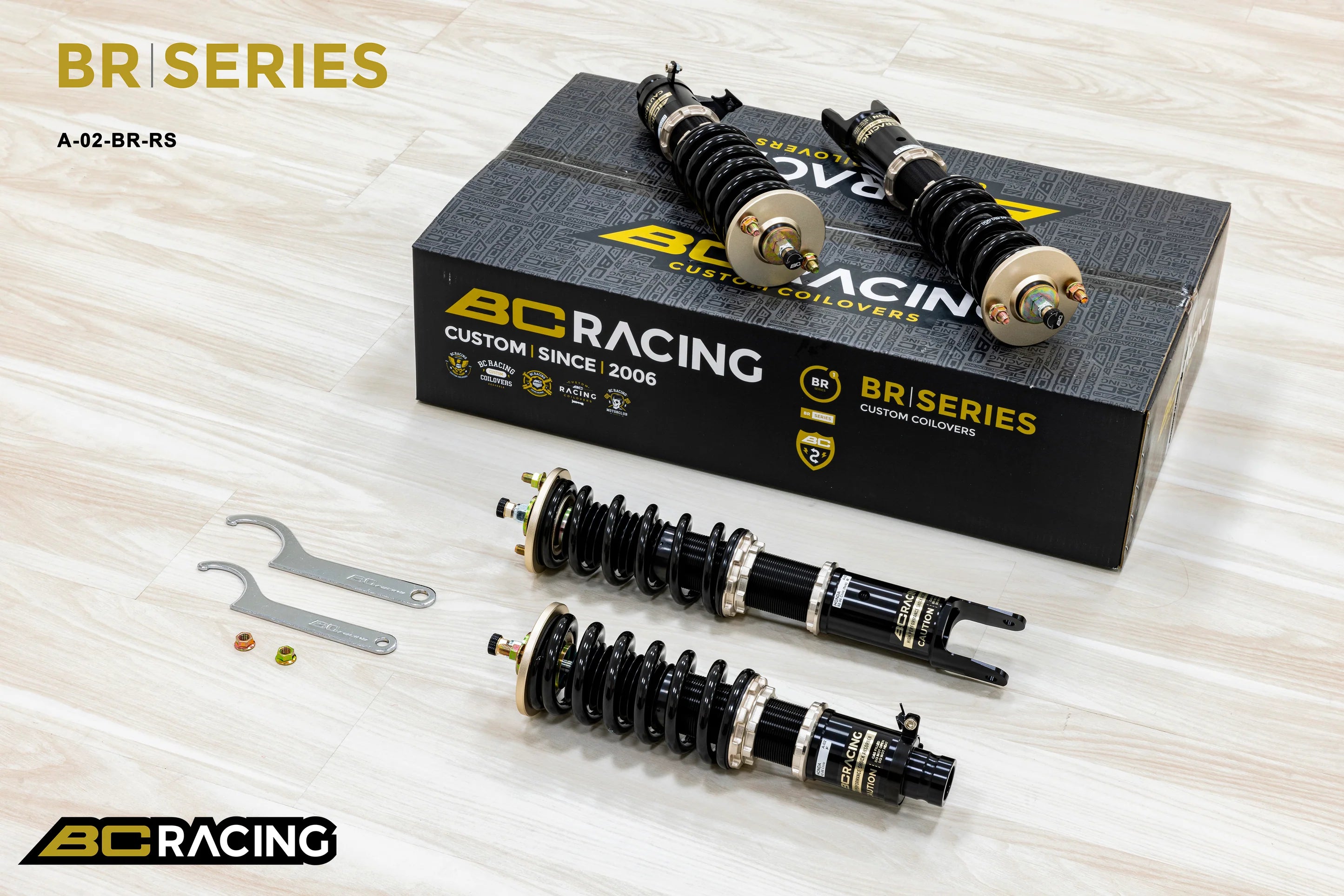 BC Racing BR Series RaceDamp coilovers for Honda Civic EG6 EH 1992-1995 rear fork fitment