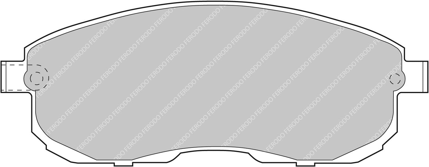Ferodo Semi-Metallic Brake Pads | FER-FCP691H