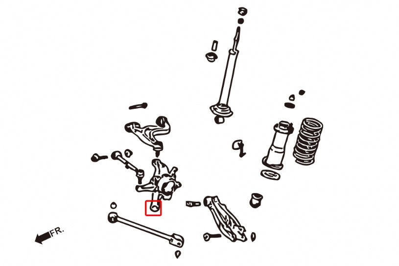 Rear Knuckle Bushing Lexus, Toyota