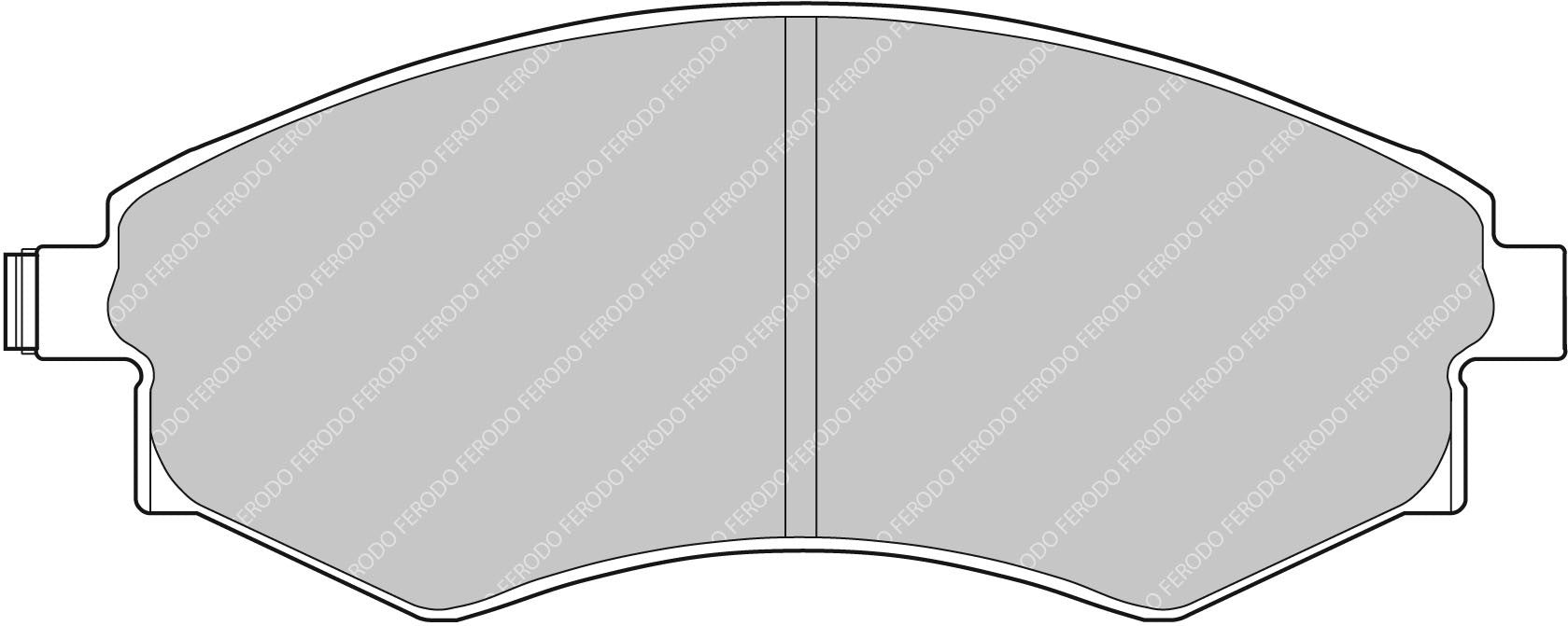 Ferodo Semi-Metallic Brake Pads | FER-FDS600
