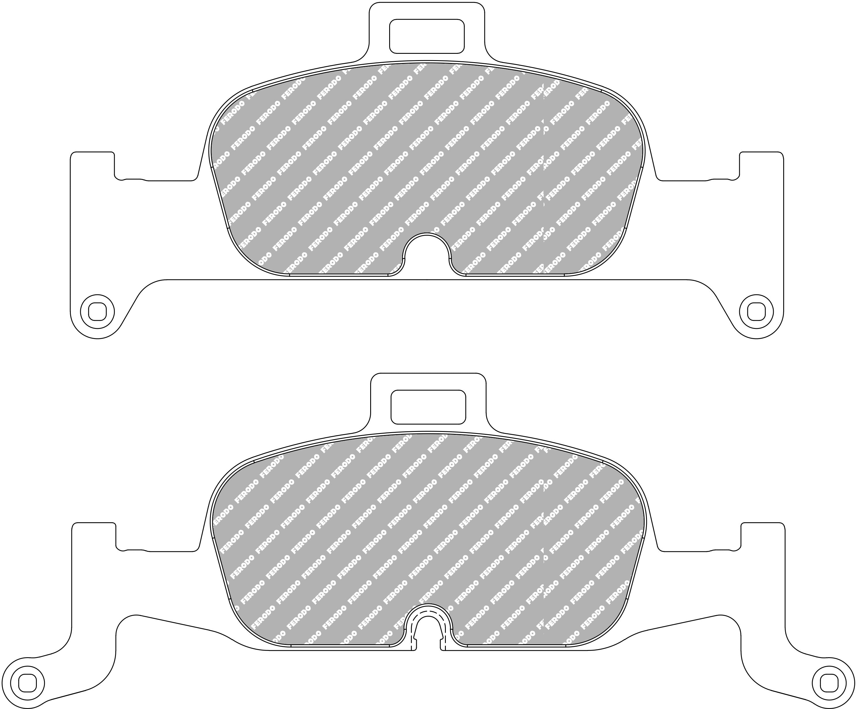 Ferodo Semi-Metallic Brake Pads | FER-FCP4616H