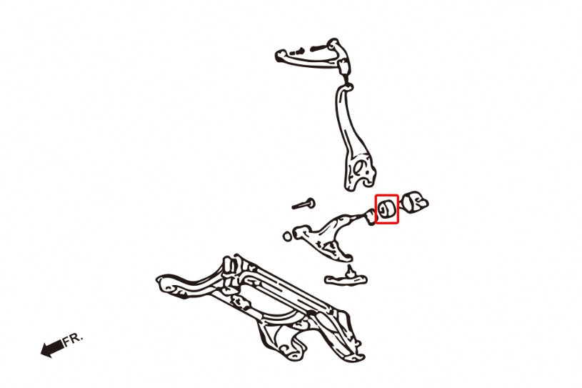 Front Lower Arm Bushing Lexus LS, Toyota Celsior
