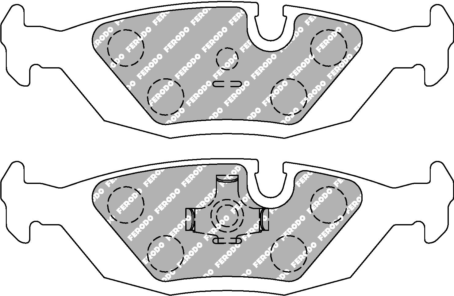 Ferodo Semi-Metallic Brake Pads | FER-FCP296H