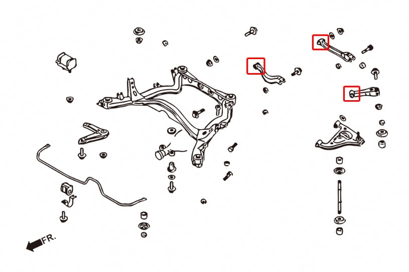 Rear Toe/traction/camber Link Bushing Infiniti Q45, Nissan 240SX, Skyline