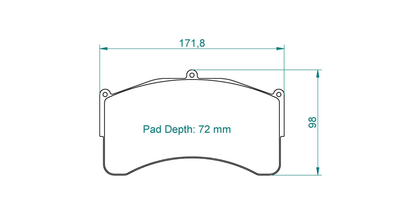 Pagid Racing RSX Brake Pads - Front | S8314RSX001 - Pagid Racing brake pads