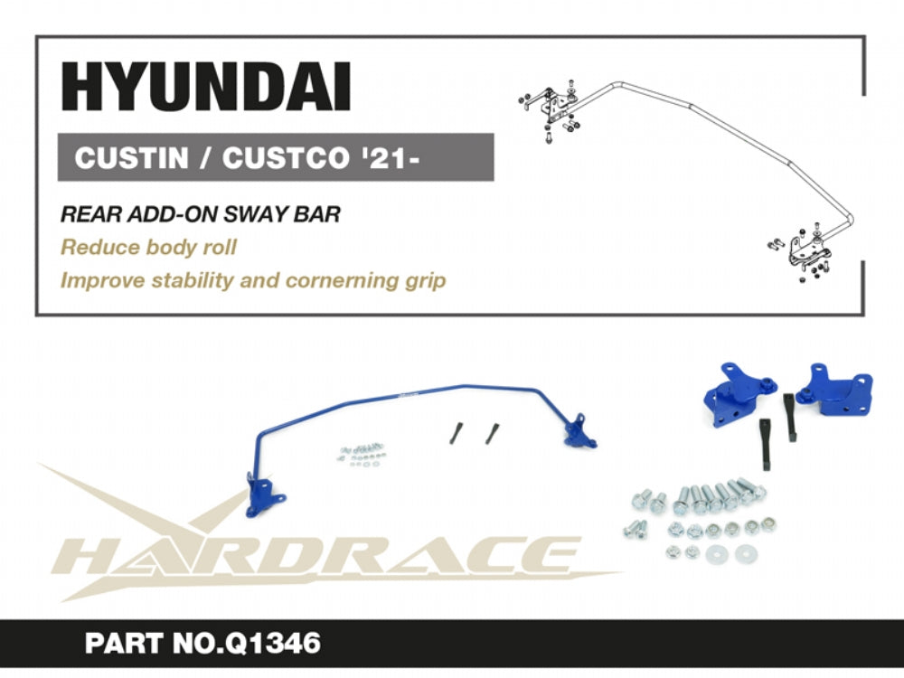 Rear Add-on Sway Bar Hyundai Custin / custo