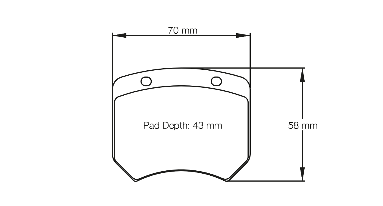 Pagid Racing RSH 42 Brake Pads - Rear | S1363H42001 - Pagid Racing brake pads