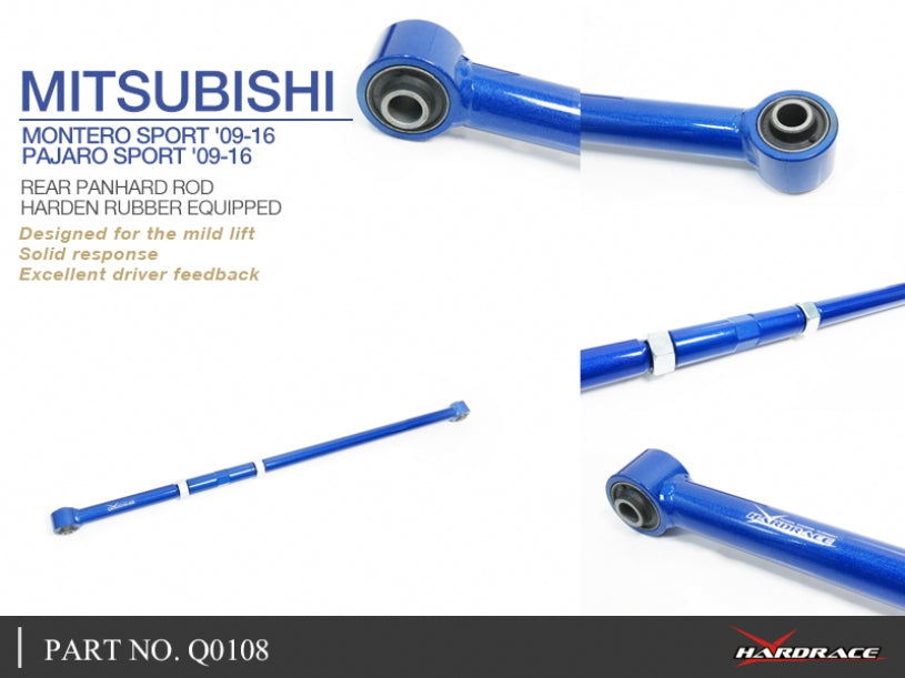 Rear Panhard Rod Mitsubishi Pajero sport