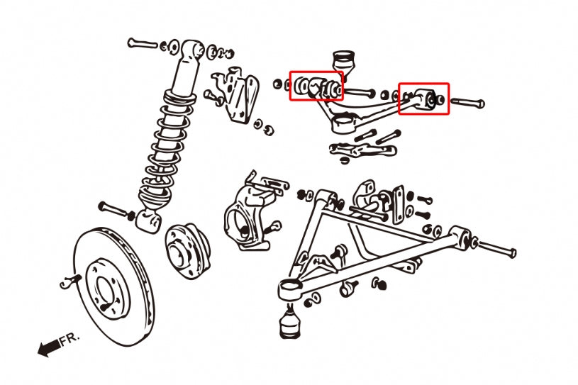 Front Upper Arm Bushing Lotus Elise, Exige