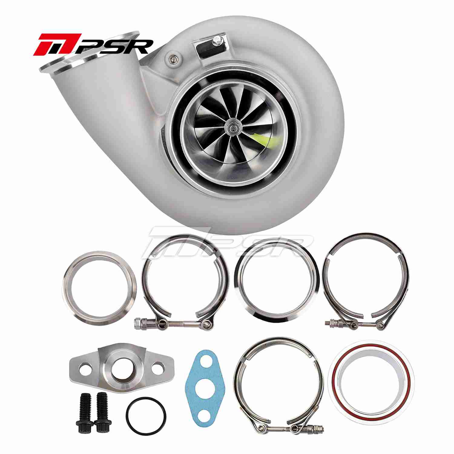 Pulsar Turbo PSR Forward Rotation 7975G Dual Ball Bearing Turbocharger HP Rating 1450 by Pulsar Turbo available at Torque Lab