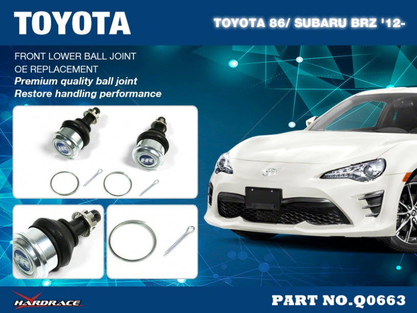 Front Lower Ball Joint Scion FR-S, Subaru BRZ, Toyota 86