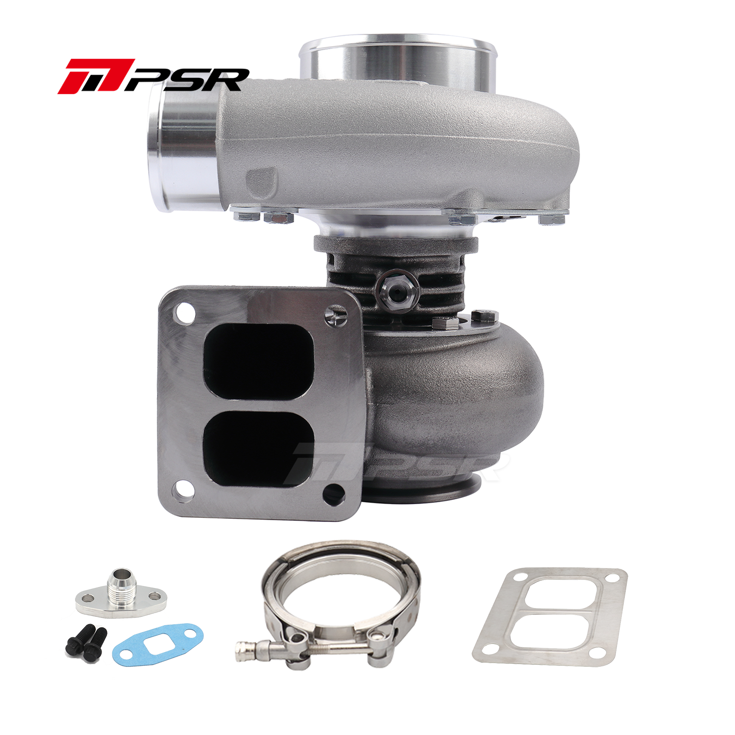 Pulsar Turbo PSR 6862A Curved Point Milled Compressor Wheel Dual Ball Bearing Turbocharger HP Rating 1050 by Pulsar Turbo available at Torque Lab