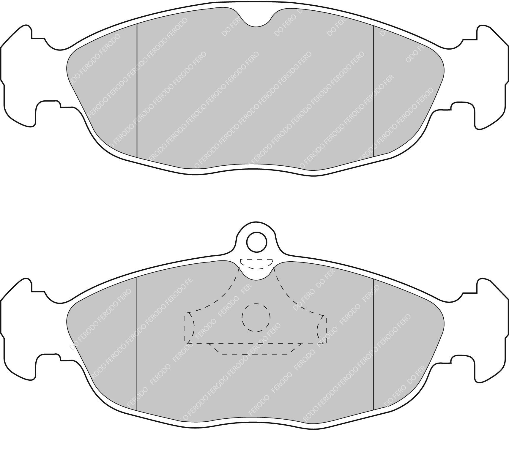 Ferodo Semi-Metallic Brake Pads | FER-FDS732