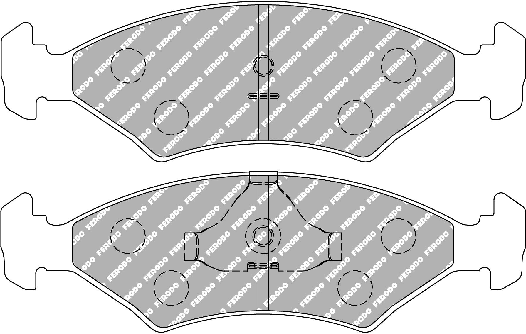 Ferodo Semi-Metallic Brake Pads | FER-FCP206H