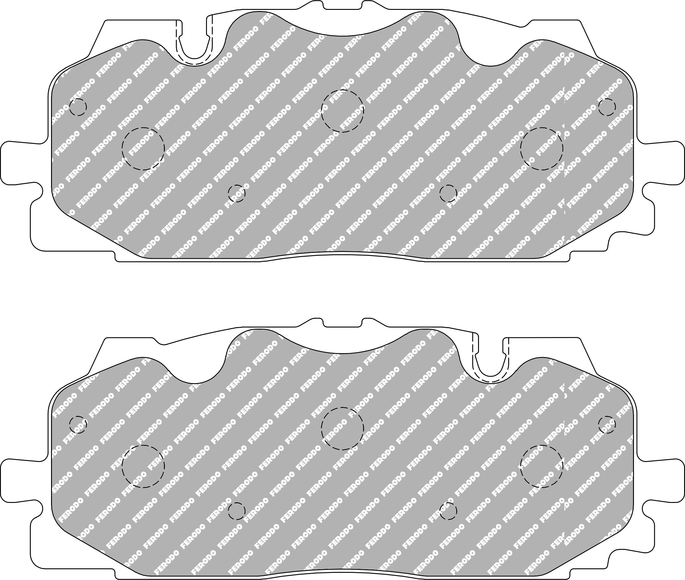 Ferodo Semi-Metallic Brake Pads | FER-FCP4967H