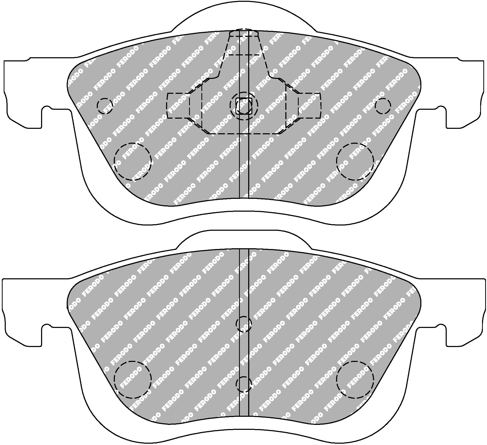 Ferodo Semi-Metallic Brake Pads | FER-FCP1382H