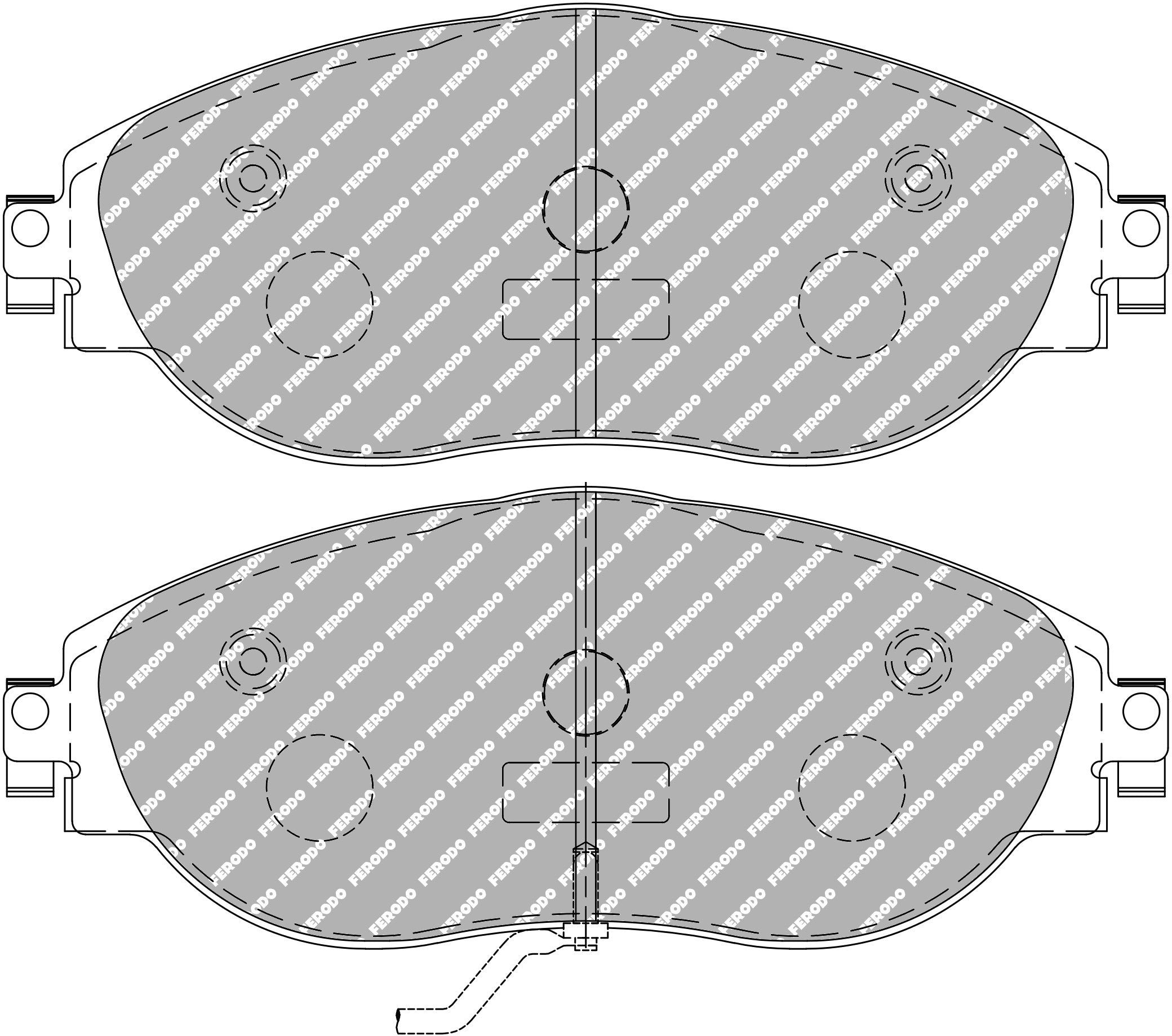 Ferodo Semi-Metallic Brake Pads | FER-FDS4425