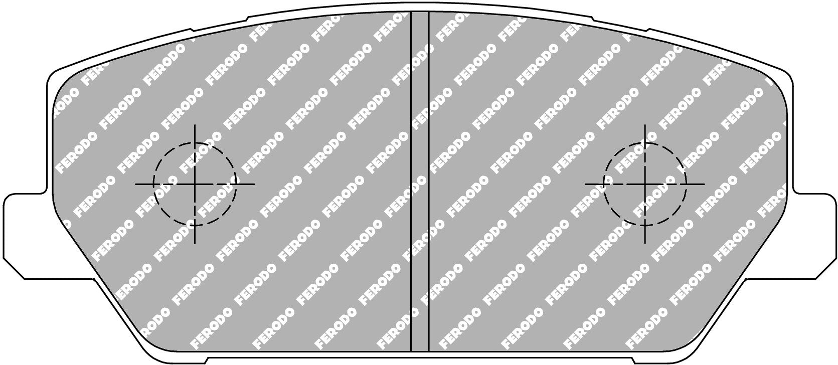 Ferodo Semi-Metallic Brake Pads | FER-FCP5099H
