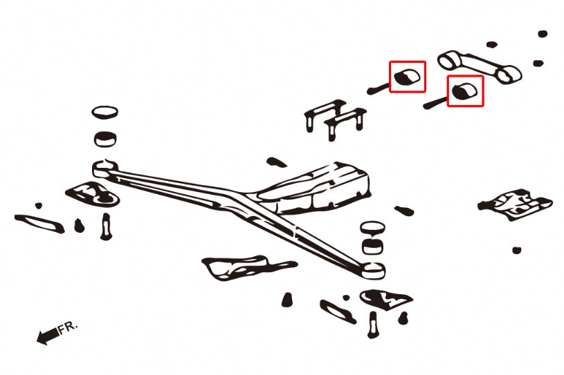 Rear Diff Support Member Bushing Subaru Forester, Impreza