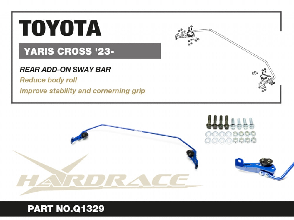 Rear Add-on Sway Bar Toyota Yaris cross