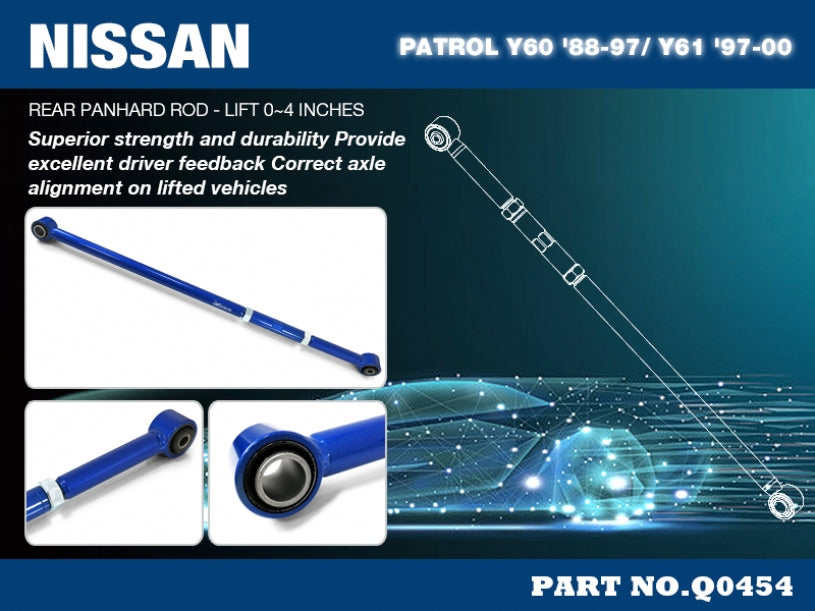 Rear Panhard Rod Nissan Patrol