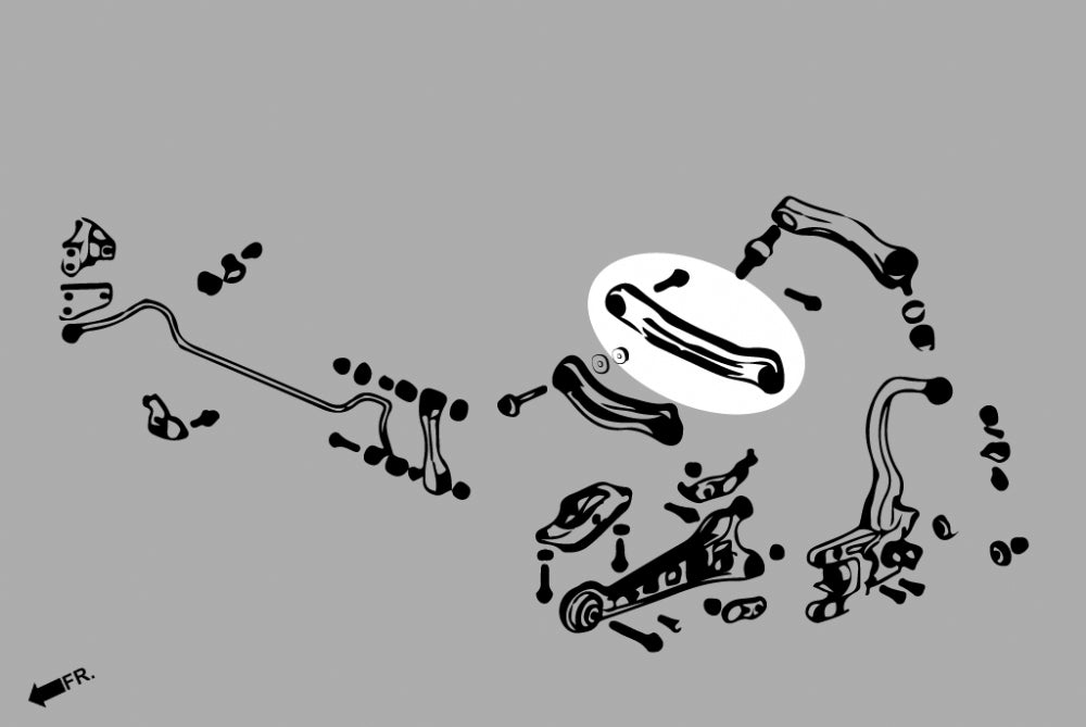 Rear Lateral Arm - Rear Side Honda Accord