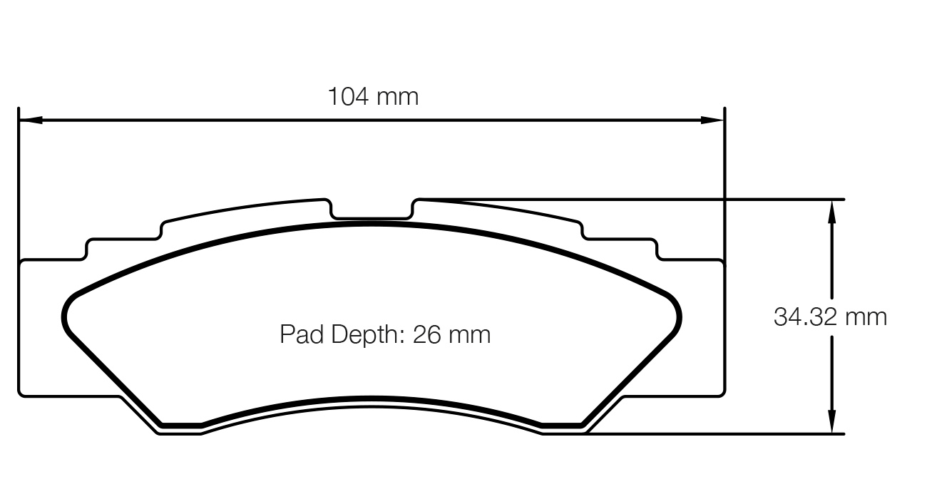 Pagid Racing UT 1 Brake Pads - Rear | S6004UT1001 - Pagid Racing brake pads