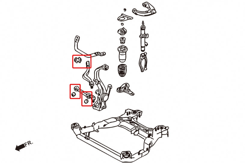 Front Lower Arm Bushing Mazda 6