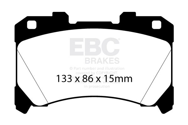 EBC Bluestuff Front Brake Pads Toyota GR Yaris 20+