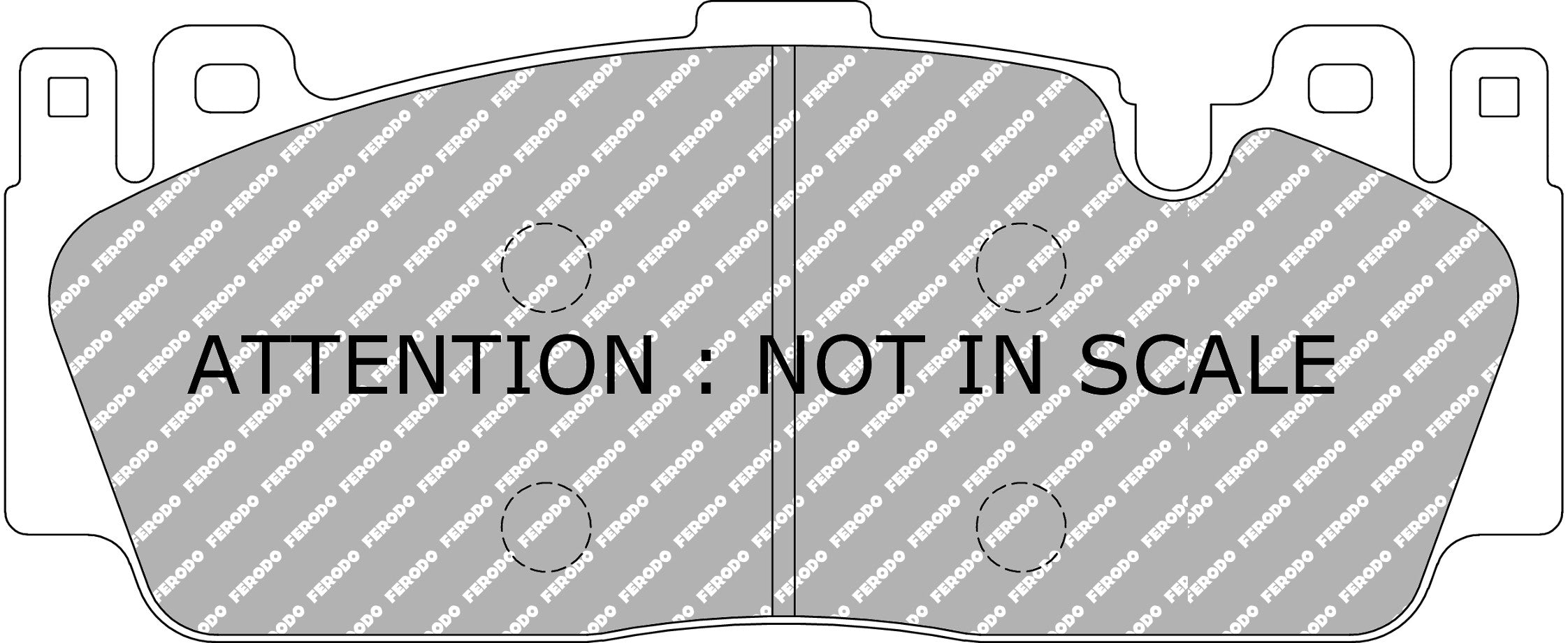 Ferodo Semi-Metallic Brake Pads | FER-FCP4712W