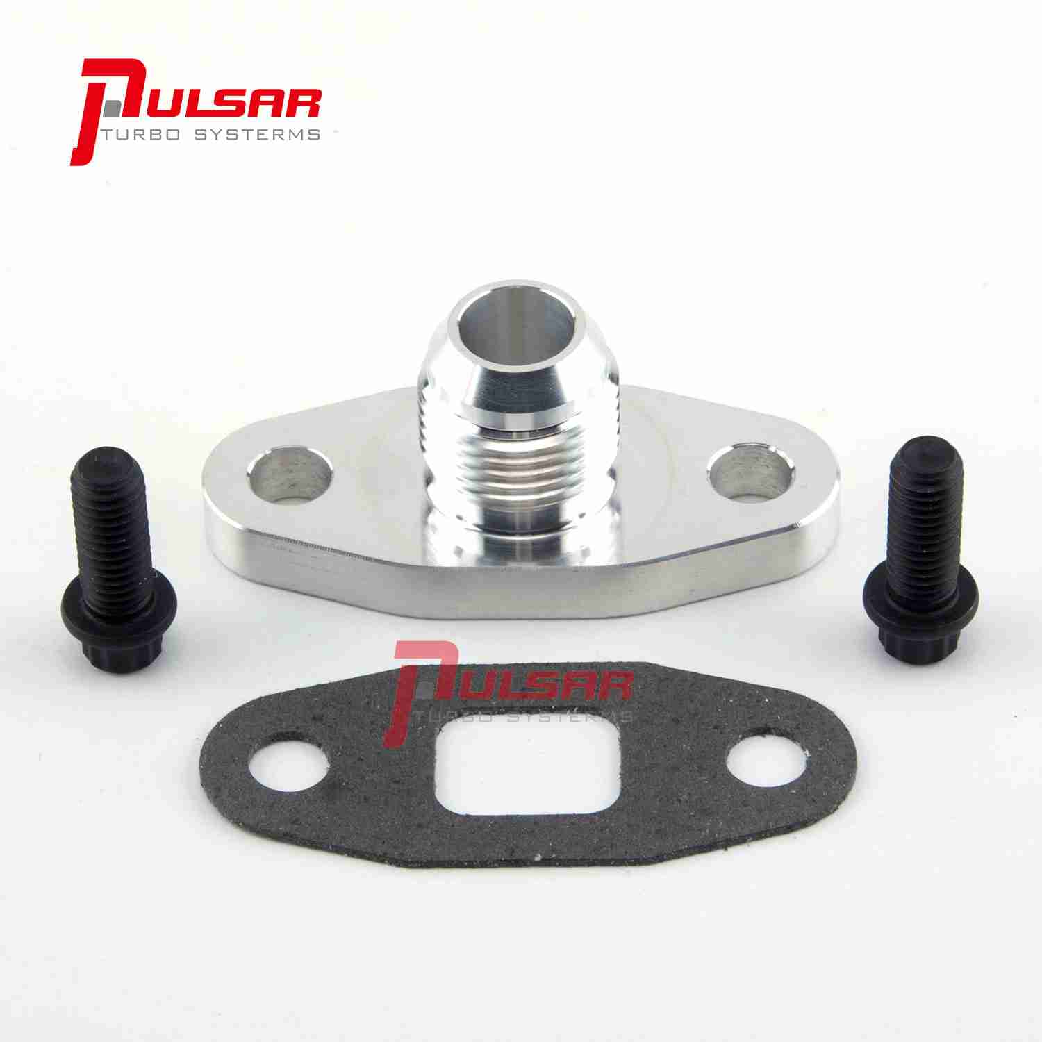 Pulsar Turbo Oil Drain Flange Install Kit for Precision Turbo T4 T67 T72 T76 T78 by Pulsar Turbo available at Torque Lab