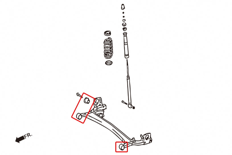 Rear Frame Bushing Toyota Yaris
