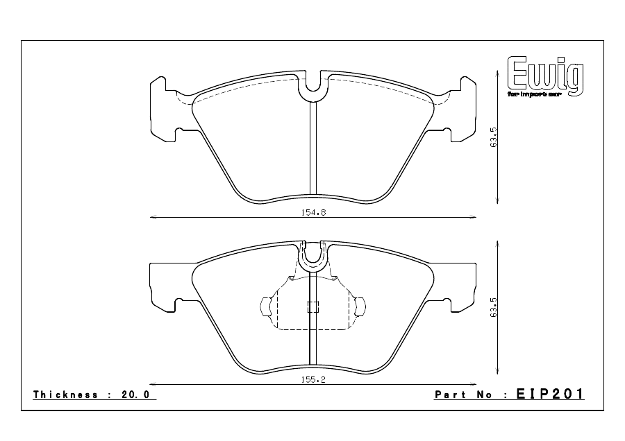 Endless EIP201 official technical pad shape