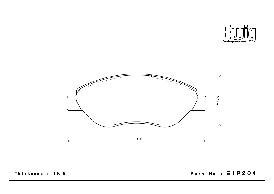 Endless EIP204 official technical pad shape