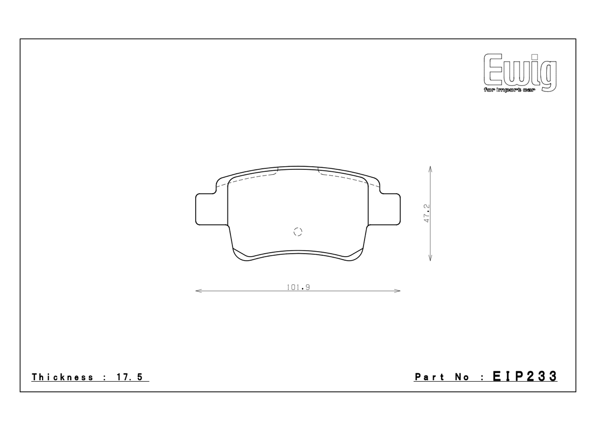 Endless EIP233 official pad shape drawing April 2026