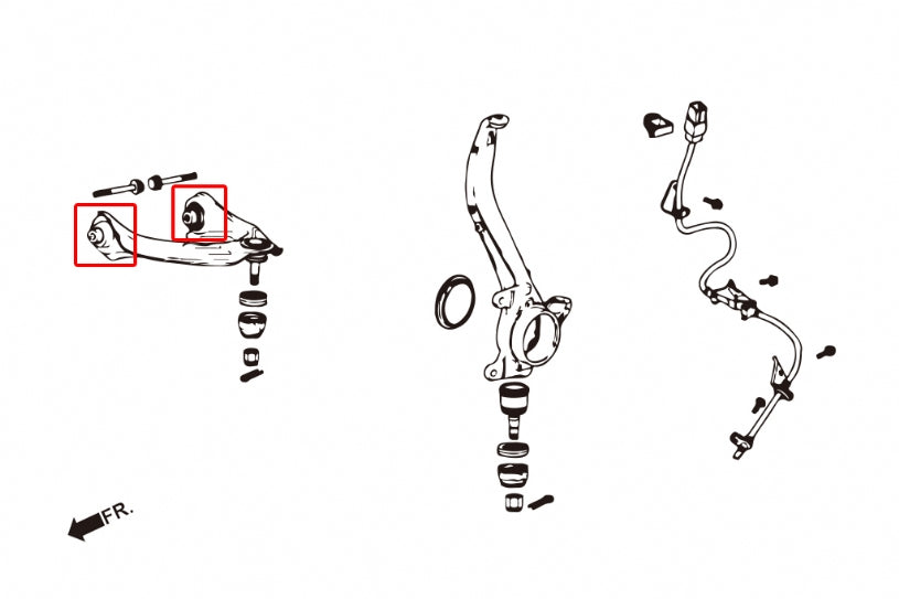 Front Upper Arm Bushing Honda Accord, Honda. Odyssey jdm