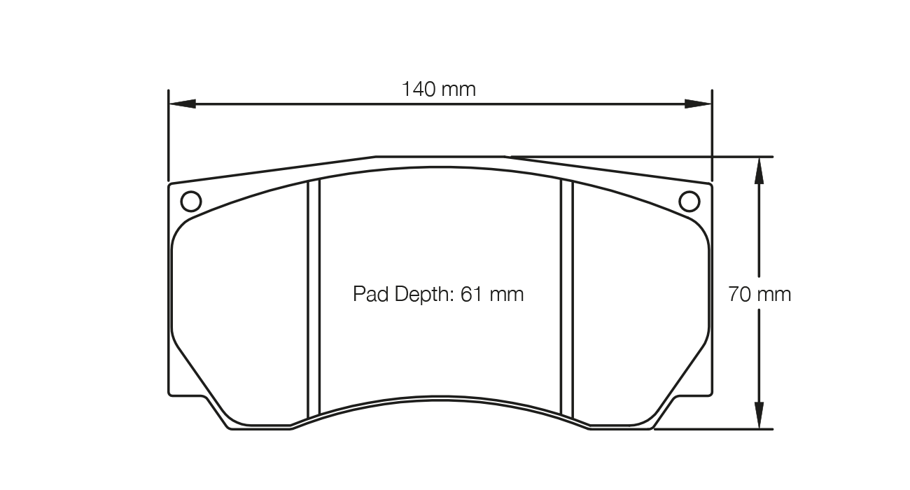 Pagid Racing RST 1 Brake Pads - Front | S8033T01001 - Pagid Racing brake pads