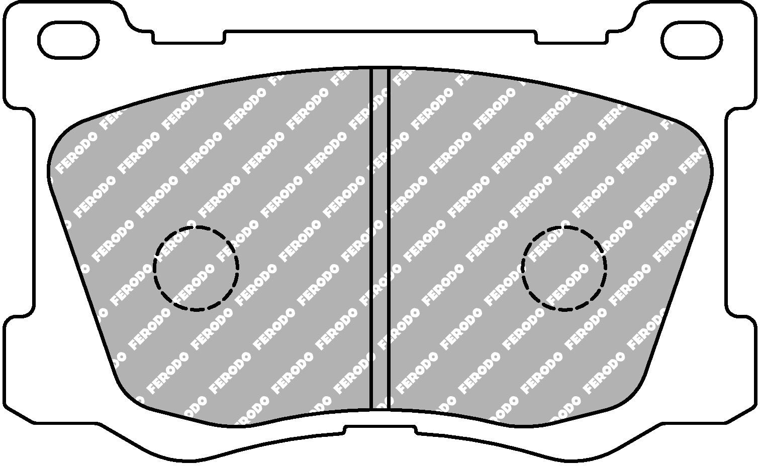 Ferodo Semi-Metallic Brake Pads | FER-FCP4671H