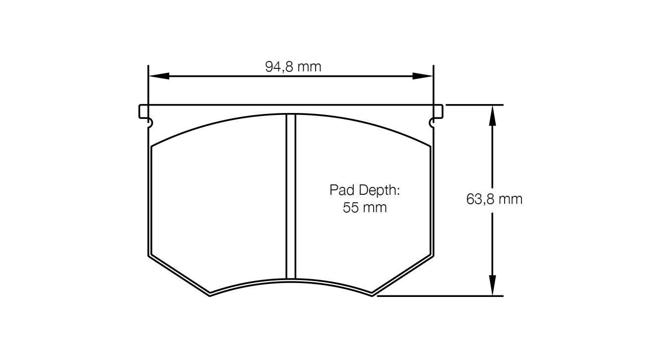 Pagid Racing RSH 29E Brake Pads - Front | S4508H29E01 - Pagid Racing brake pads