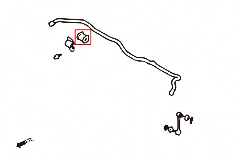 Reinforced Stabilizer Bushing Mitsubishi Eclipse, Galant