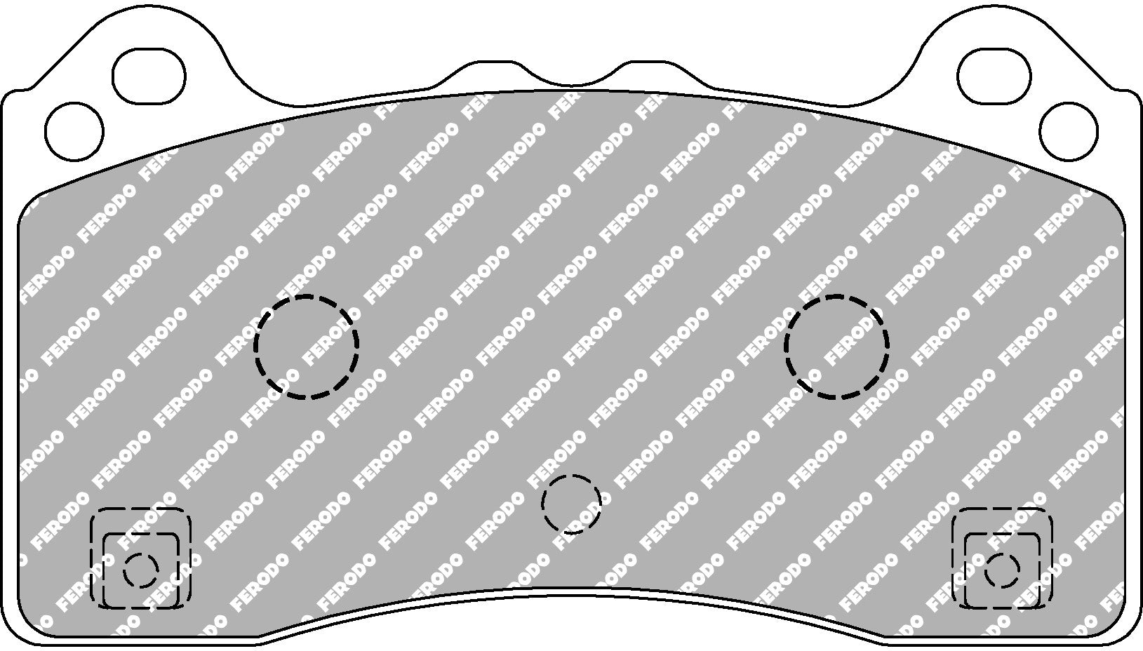 Ferodo Semi-Metallic Brake Pads | FER-FCP4830H
