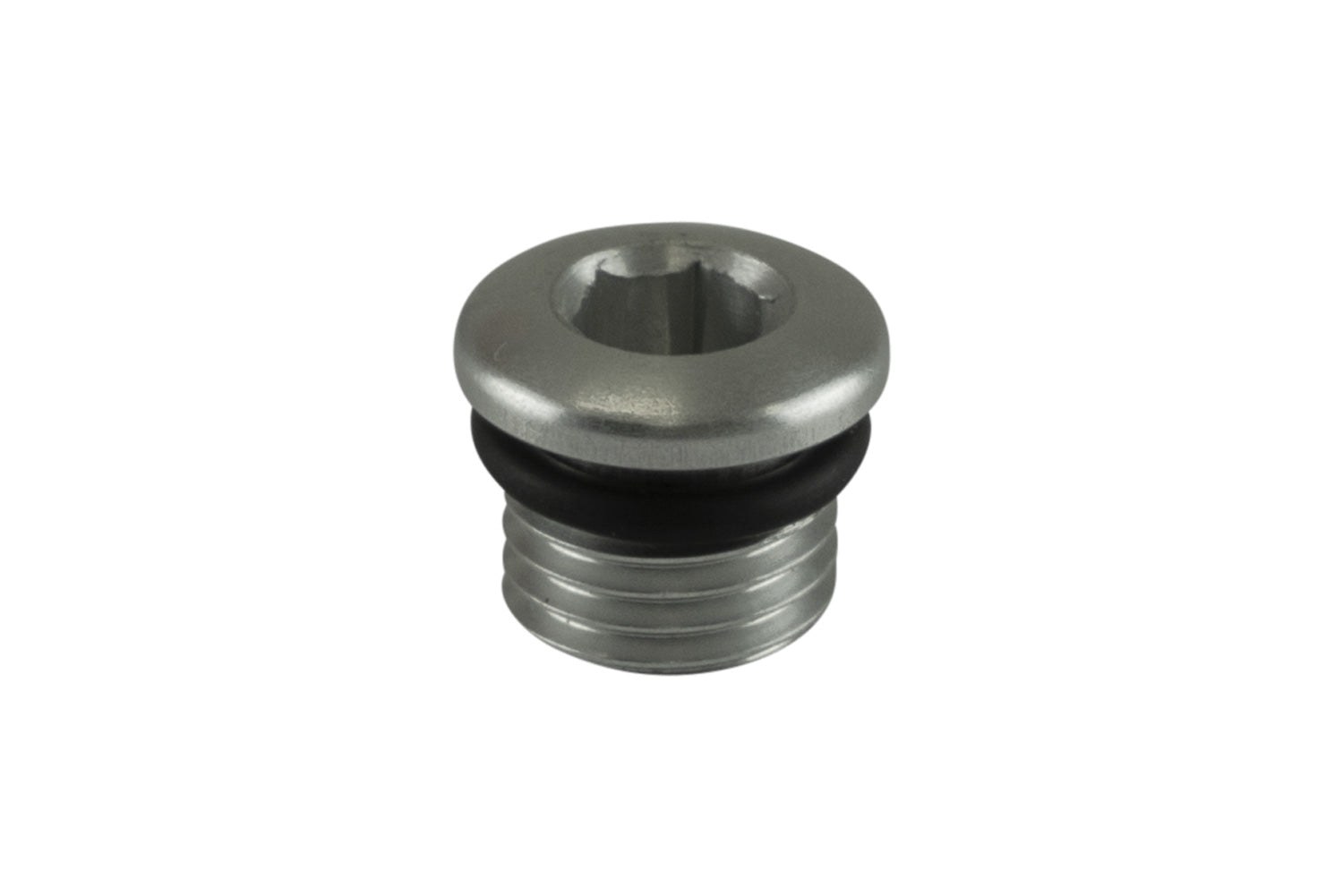 Fitting -4 AN ORB Blank - Silver by Turbosmart - performance upgrade from Torque Lab