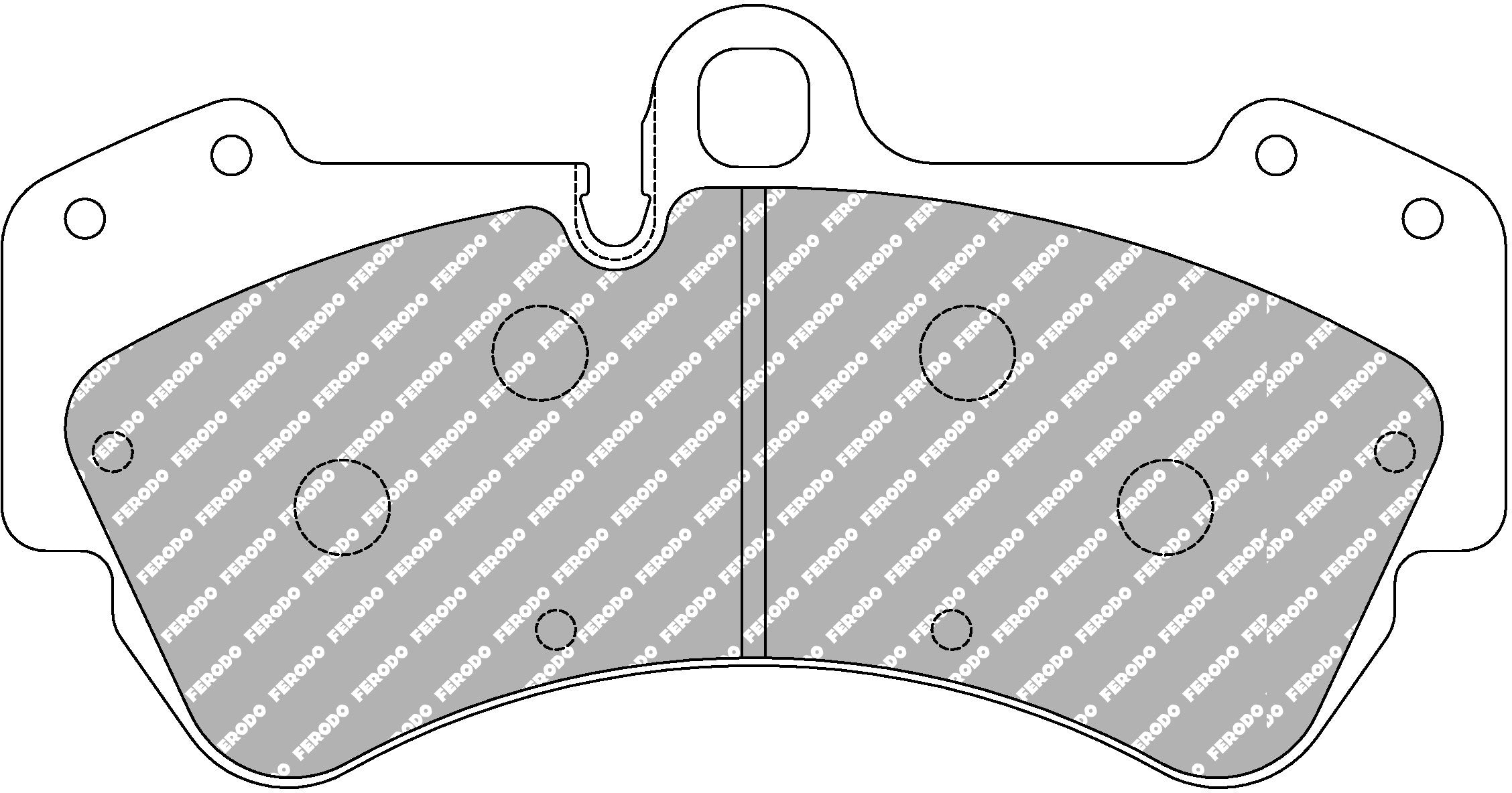 Ferodo Semi-Metallic Brake Pads | FER-FCP1625H